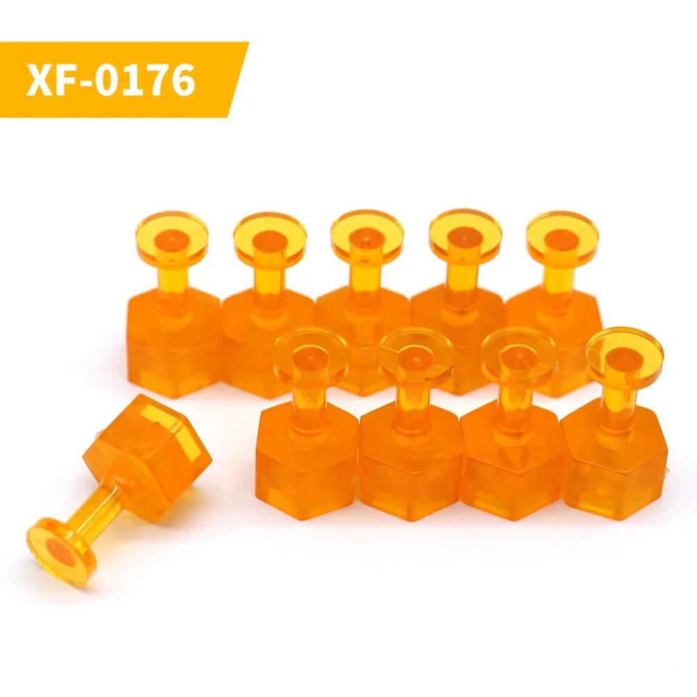 

10x S/m/l Автомобильные клеевые язычки Нейлоновые инструменты для удаления вмятин Оранжевые язычки Инструменты для ремонта вмятин без покраски на автомобиле