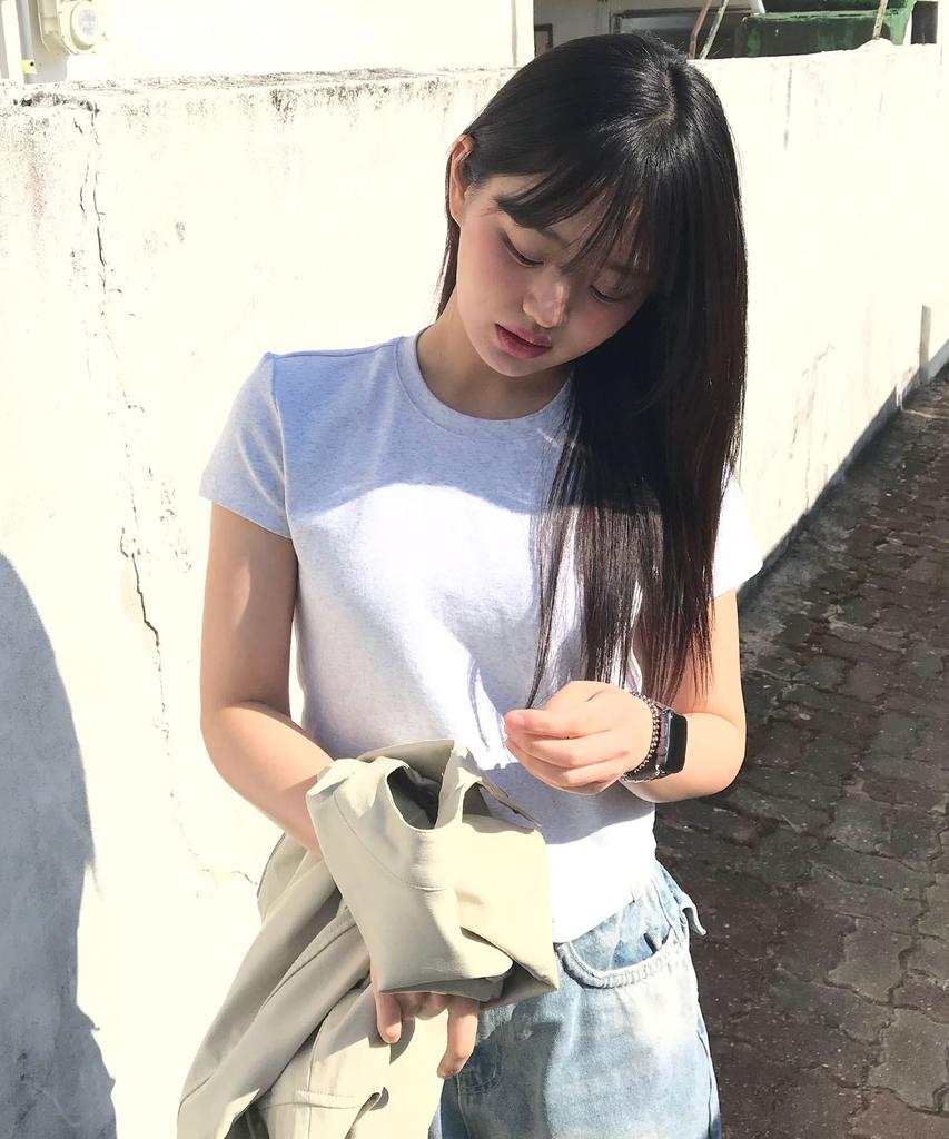 CGP (Women) Mini Short Sleeve T-Shirt - Melange Gray