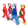 Parrots Beach Towel Clip for Beach Chairs Plastic Bird Towel Holder Colorful Clothes Pegs for Garden Holiday Pool Beach