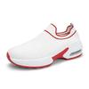 Fashion Flying Weaving Breathable Casual Shoes Women Lightweight Slip-On Cushioning Sneakers Ladies Non-Slip Sports Jogging Shoe