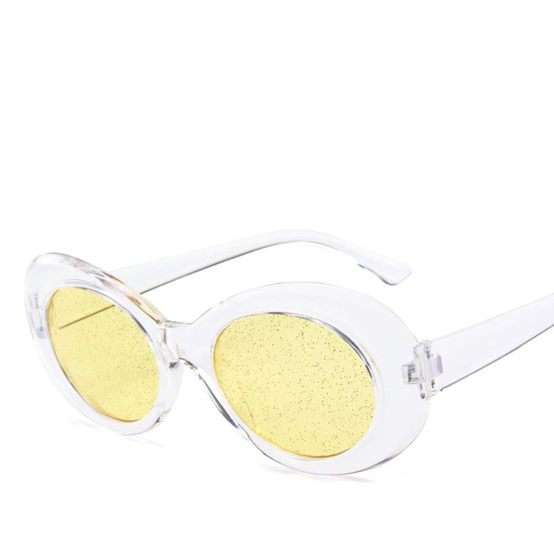 transparent white sunglasses