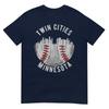Cool Twin Cities Minnesota Mn Baseball Skyline St Paulmpls Tshirt
