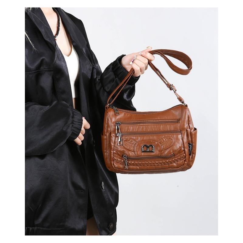 Single Shoulder Multi Compartment Large Capacity Crossbody Bag