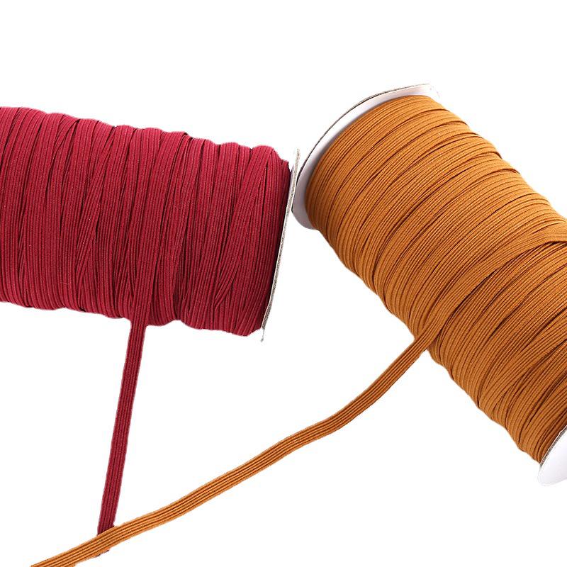 1cm White Running Horse Band Black High Elastic Eco-Friendly Polypropylene Bag & Garment Accessory Colored Elastic Band