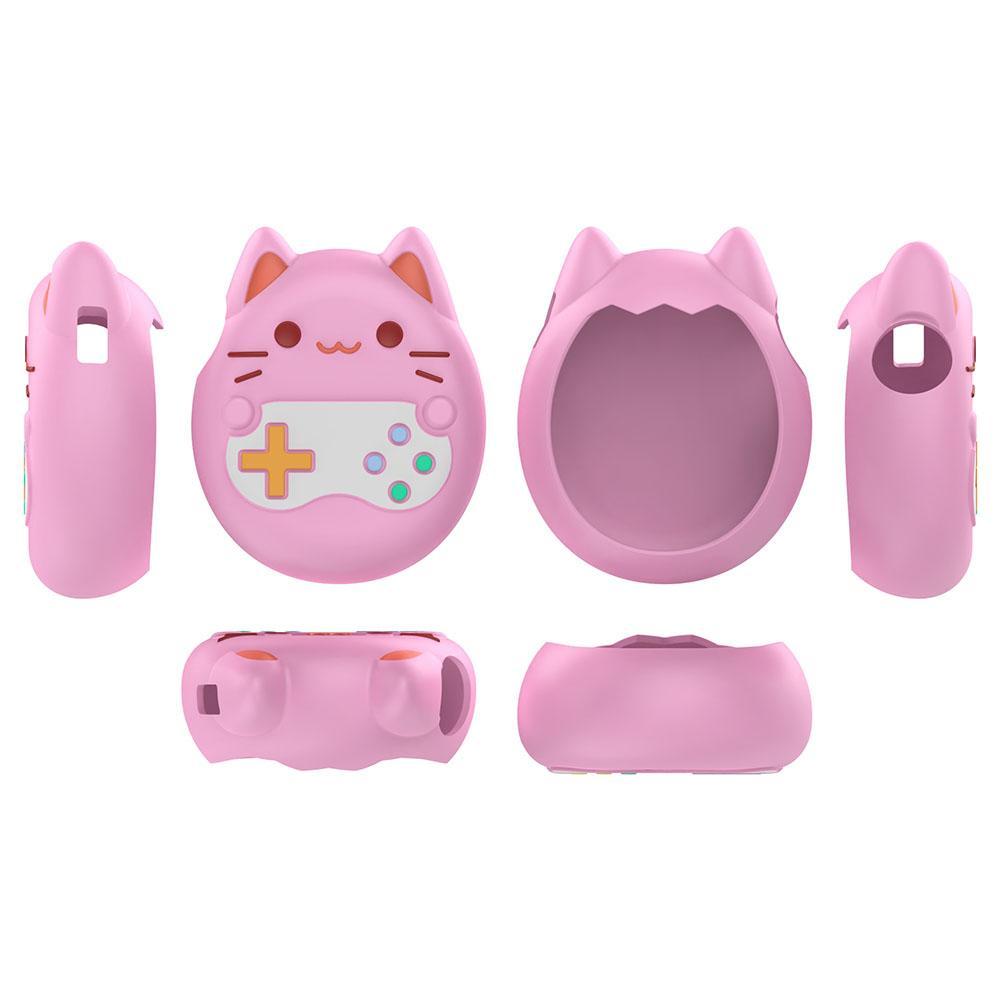 For Tamagotchi Paradise Silicone Case Cute Cat Design Soft Protective Cover Shockproof Anti-Scratch Skin Decorative Accessories