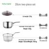 Mini-Fritteuse aus Edelstahl 304