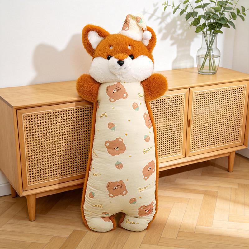 Cartoon Cat Plush Pillow With Soft Pp Cotton For Kids Nap Comfort