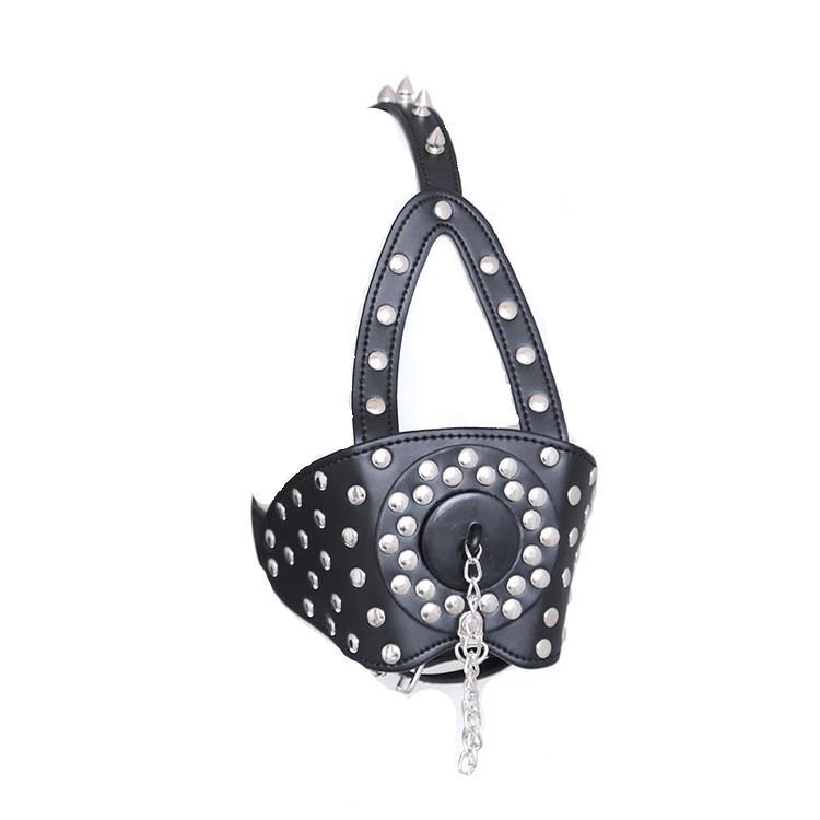 SM Female Slave Training Toy: Forced Mouth Gag for Couples, Flirting & Restraint