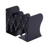 Retractable Bookend Adjustable Desk Book Holder with Non-Slip Base Metal Bracket for Office Home Study