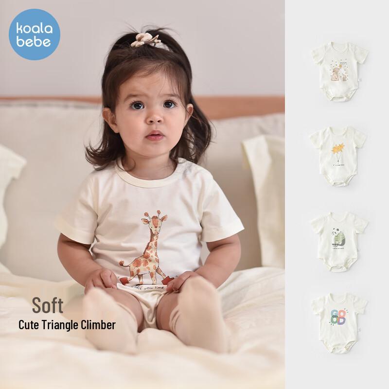 

Легкий хлопковый боди с коротким рукавом и принтом коалы для малыша 80