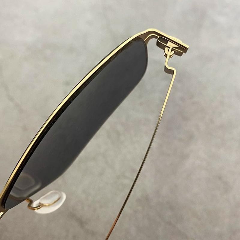 Non-polarized Vintage FULL Fram Square Sunglasses Women Men Sunscreen Driving Eyeglasses
