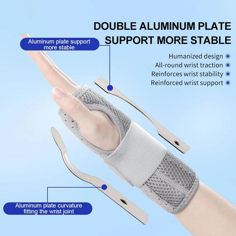 Breathable Wrist Support Brace for Carpal Tunnel Arthritis Hand Sprain Tendinitis Relief Professional Splint Protector