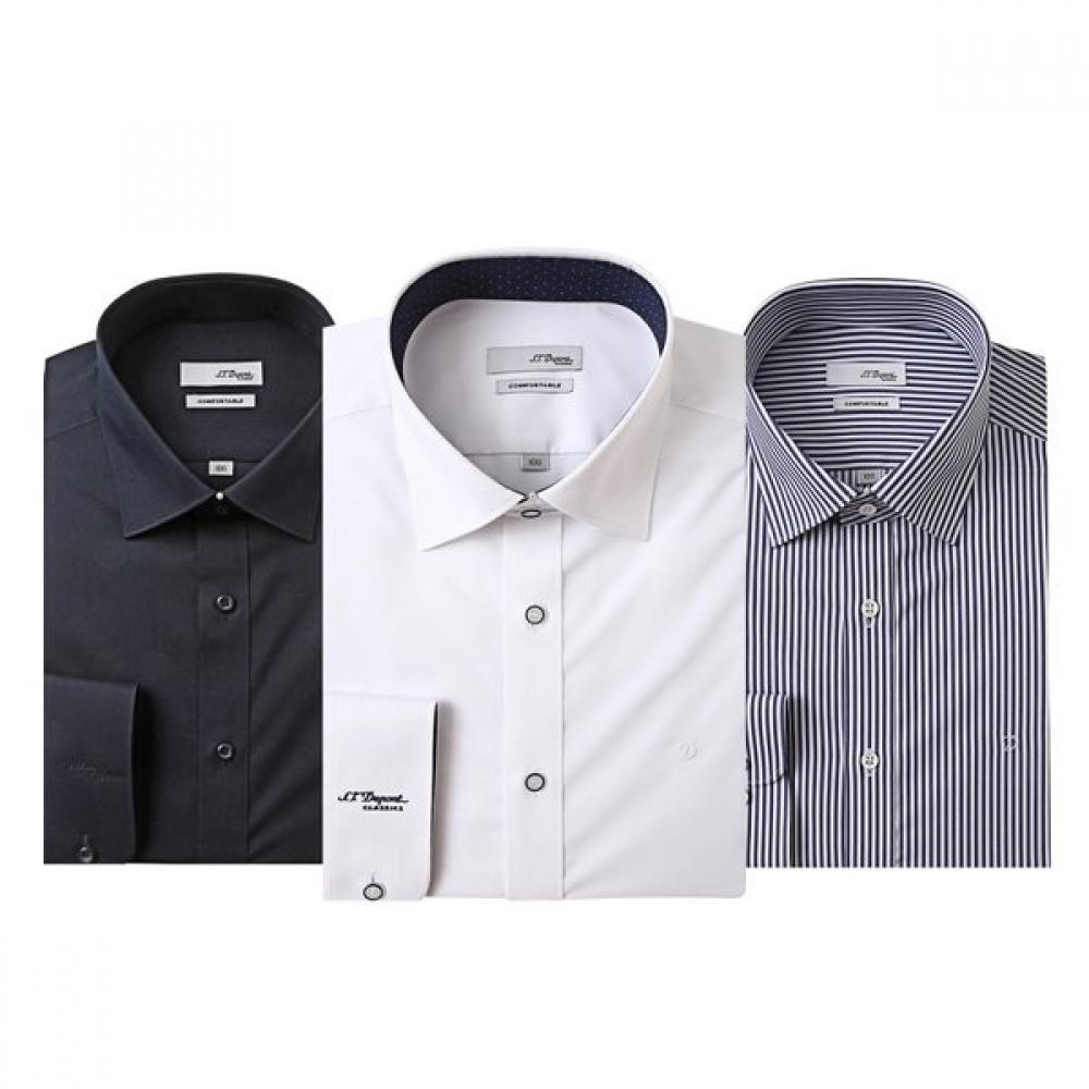 

S.t. Dupont Long Sleeve High Quality Shirt Slim Fit 16 Types Regular Fit 11 Types Se5fm22ls921swh 26/110