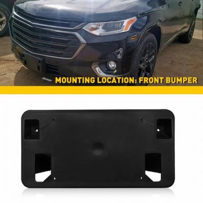 Front License Plate Bracket Black for 2018- Chevrolet Traverse GM1068196 New