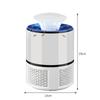 Mute Mosquito Killer Lamp USB Bug Insect Trap Radiationless Light (White)