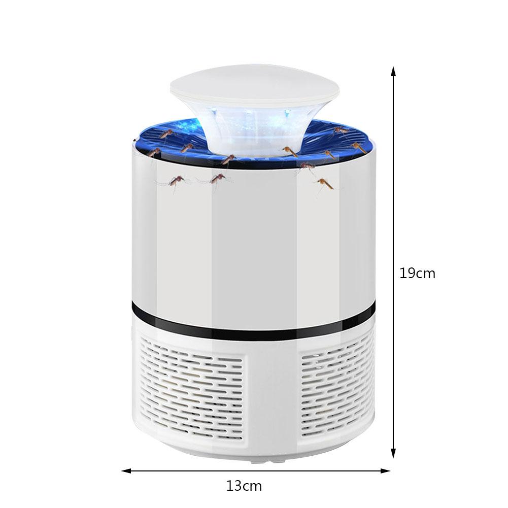 Mute Mosquito Killer Lamp USB Bug Insect Trap Radiationless Light (White)