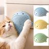 Wall-Mounted Wall Cat Self-Groomer Globefish Shape Cat Massage Brush  Living Room