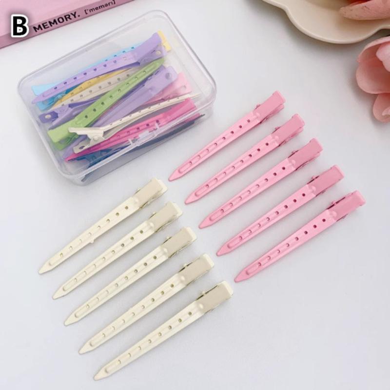 10 Pcs Non-marking Hair Root Volumizing Clips Seamless Fringe Flyaway Tamer Clips for Women All Hair Types B