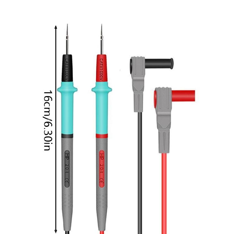 Ergonomic Design 20A 1000V Multimeter Accessories Feature Miniature Tip Probes Test Leads Suitable For Technical Repairs