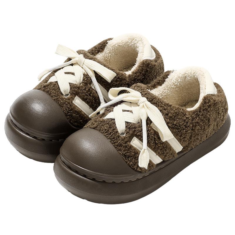 New winter soft bottom bag and cotton slippers EVA velvet home warm non-slip and wear-resistant