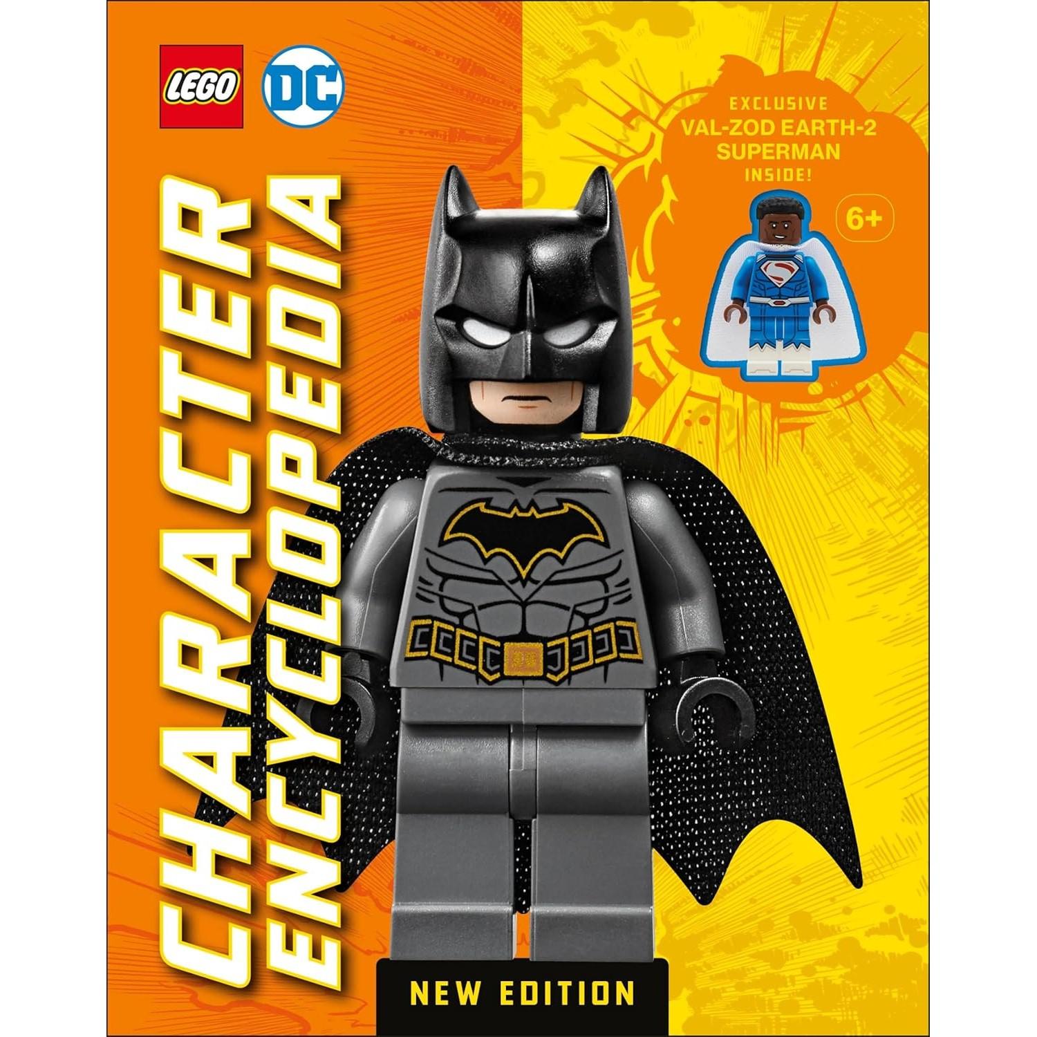 Книга LEGO DC Энциклопедия персонажей, Твердый переплет, новое издание, С эксклюзивной минифигуркой