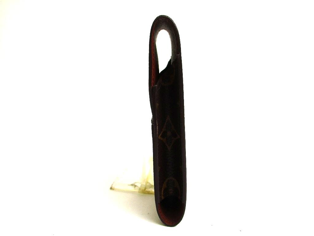 Authentic LOUIS VUITTON Monogram Leather Brown Cigarette Cases #b136  Seller refurbished