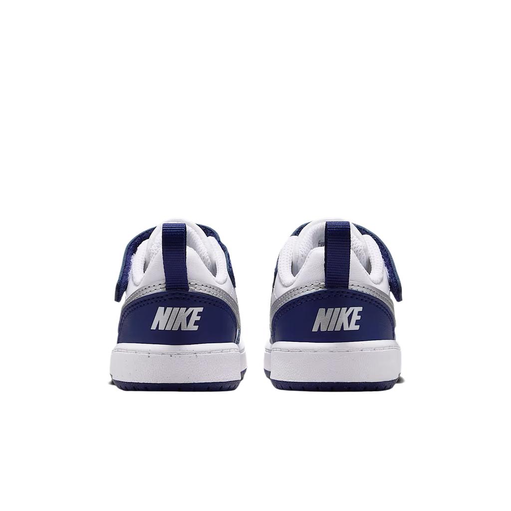 Nike Court Borough Low Recraft TD White Metallic Silver Baby Sneakers DV5458-135