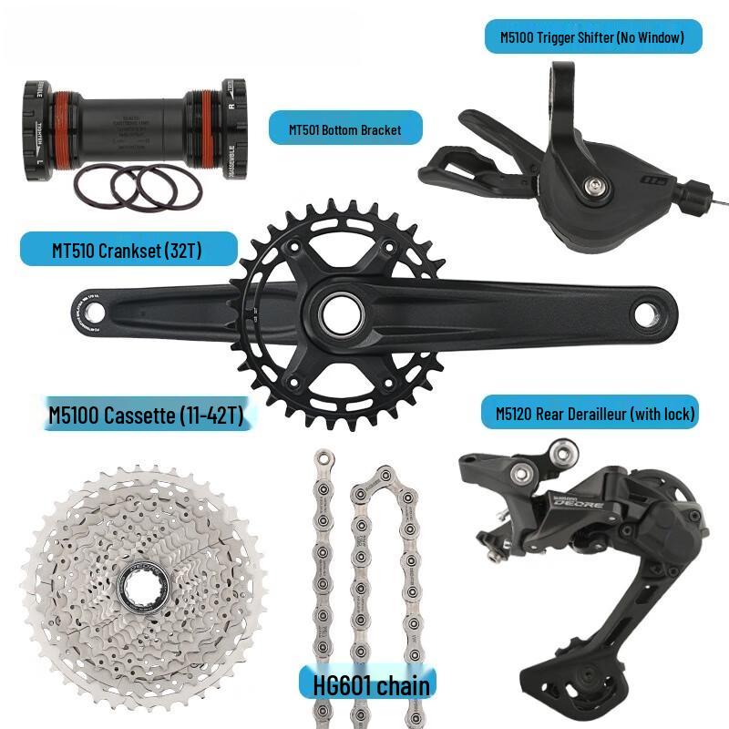 Lishi Mountain Bike 1x11 Speed Drivetrain Kit