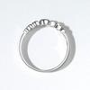 Simple women's ring, seven-star row ring, fashionable versatile tail ring, index finger ring, jewelry.