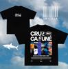 25 Summer Women T-shirt Hip Hop Street Cruzzi Print Top Oversized Y2k Short Sleeve Cruz Cafuné World Tour Streetwear Clothes Top