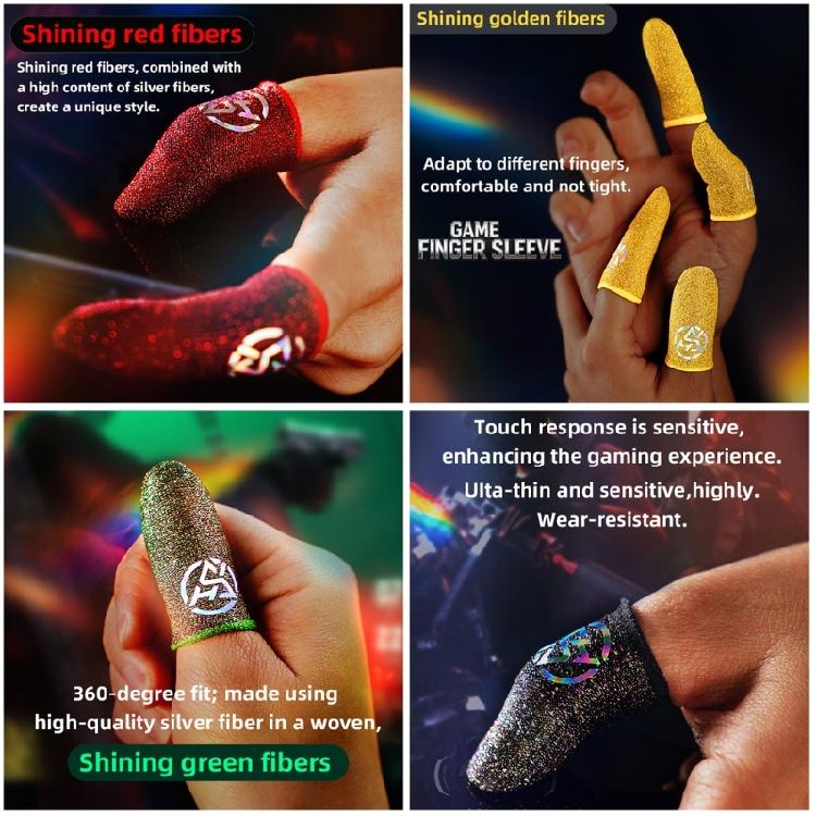 Stylish Effect Fingertip Covers Superior Touch Sensitivity Gaming Thumb Gloves For Professional And Casual Gamer