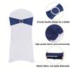 20pcs Elegant Chair Back Covers with High Elasticity Spandex - Washable & Reusable, Perfect for Weddings