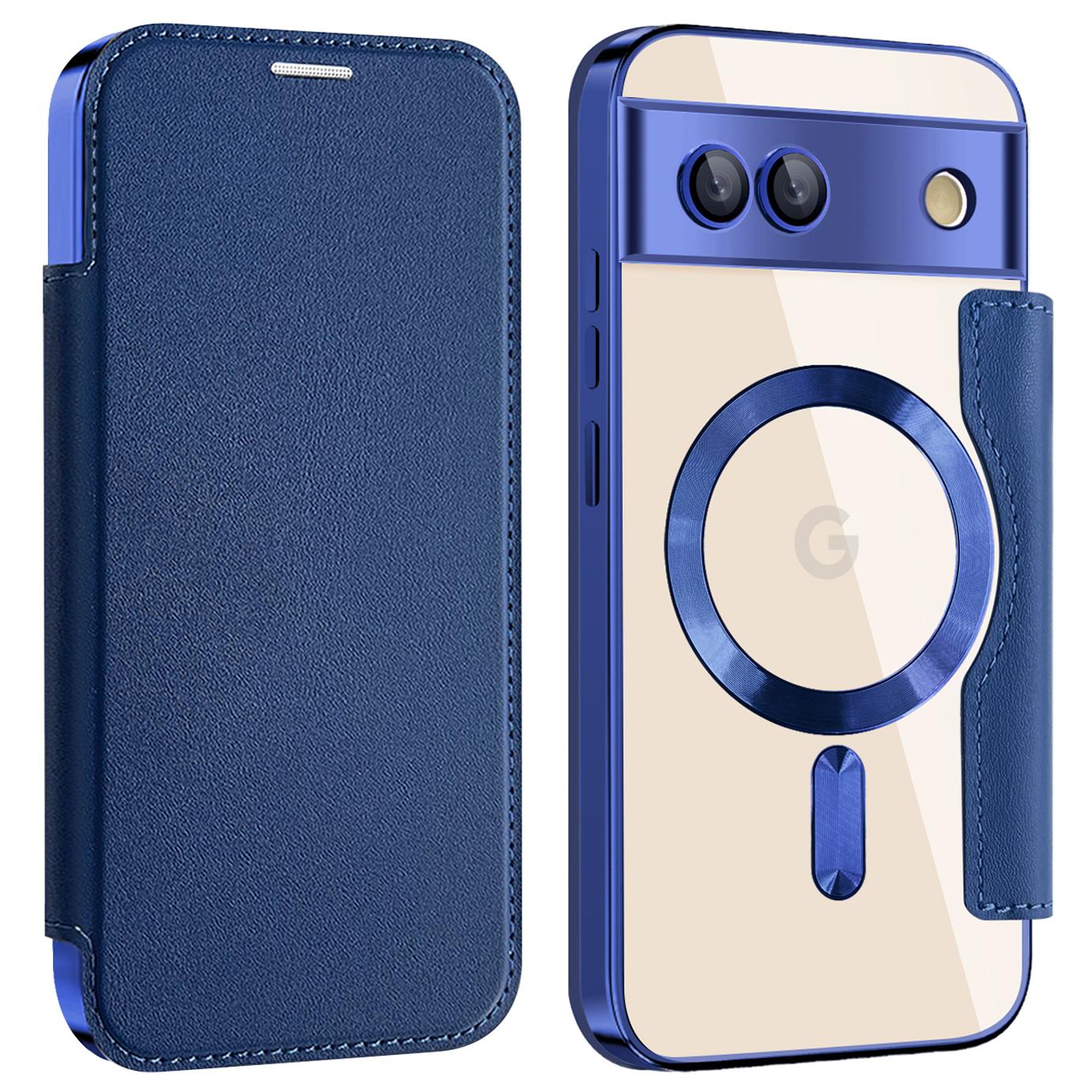 

Чохол для Google Pixel 8a, сумісний із карткою блокування MagSafe RFID, кришка телефону Sapphire