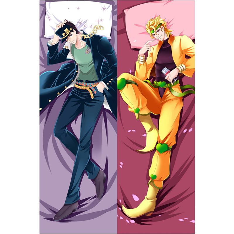 Japońskie Anime JoJos Bizarre Adventure Hug Body Pillow Case Costume Cover Dakimakura Cushion Fujoshi BL Male Hugging Body Case
