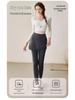 Women's Plus Size 2025 Shark Pants: Fake Two-Piece Long Sports Pants with Velvet Thickening – Perfect for Autumn/Winter Yoga and Fitness Skirt Style.