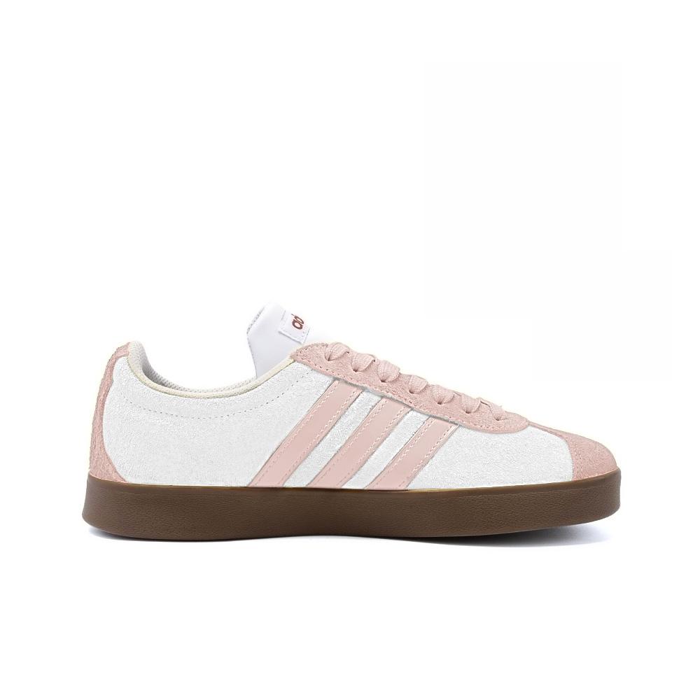 Adidas Neo Slip Resistant Abrasion Resistant Low top Skateboard Shoes Unisex Pink White HQ1802(Team676-)