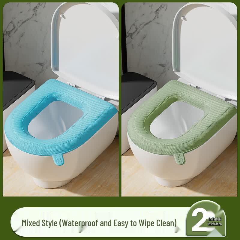 LIEI Universal Waterproof Adhesive Toilet Seat Cover