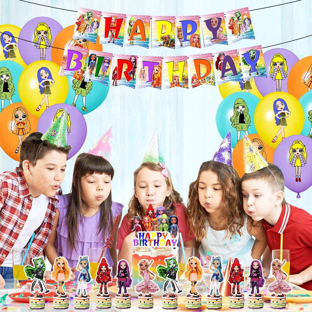 Dekorace na tématickou párty Dětská narozeninová dekorační sada