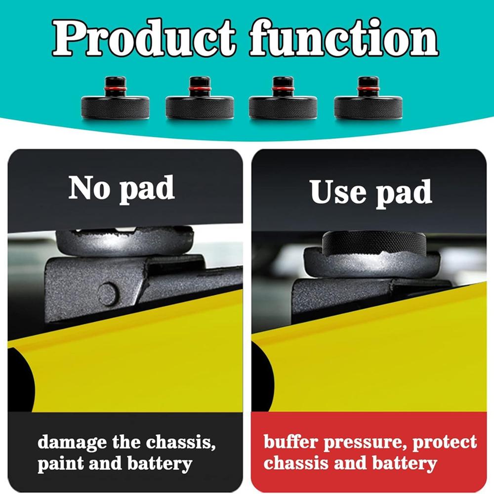 For Tesla Lifting Jack Pad Point Adapter Model 3 Model Y Juniper Model S Model X Accessories Rubber Lift Pucks Car Repair Tools
