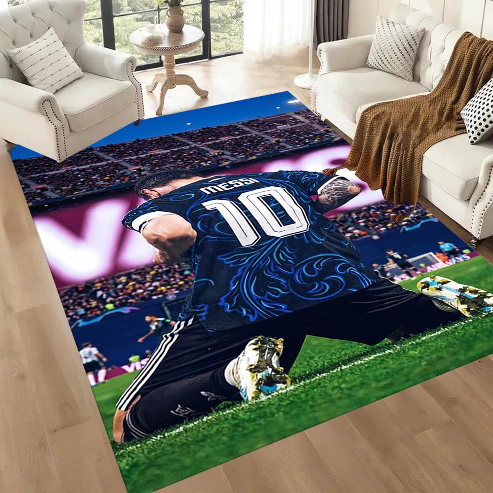 Messi 149 Area Rug Suitable for Bedrooms Decorate Room Living Rooms Entryway Antislip Carpet Office Home Decor Perfect Birthday/Christmas Gift Idea