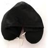 U-Shaped Hooded Neck Pillow with Hat, Cotton Micro-Particle Travel Pillow for Airplane or Nap