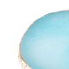 Nail Art Palette Gold Hem Trim Agate Texture Resin Nail Art Color Mixing Display Board for Nail Salon Blue