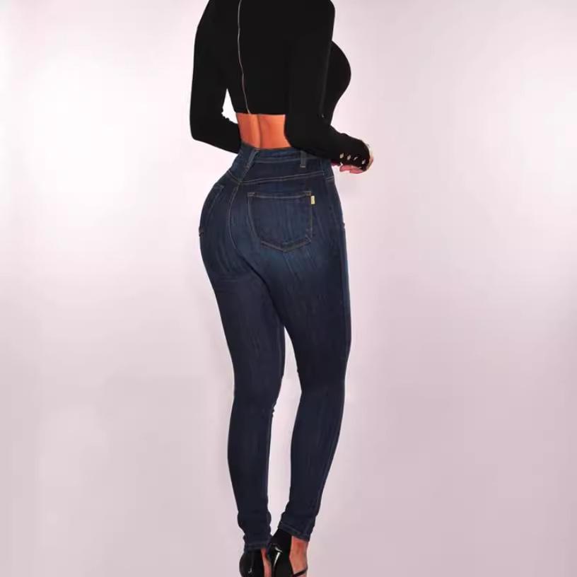 High Waist Stretch Slim Women's Sexy Jeans