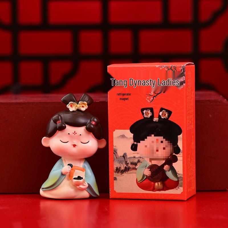 Xi an Tang Lady Ancient-Style Night Light Figurine: Cultural Qixi Gift and Luoyang Decor