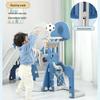 4-in-1 Indoor/Outdoor Kids Playset: Slide, Swing & More