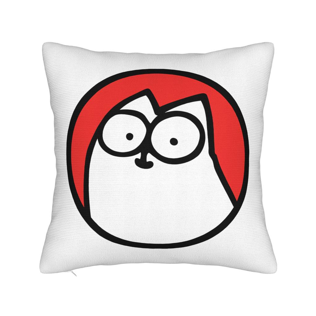 Pillow Cover Humorous Cartoon Cat Simons Cat Vintage Pillow Case For Sofa Home Decoration Pillowcases