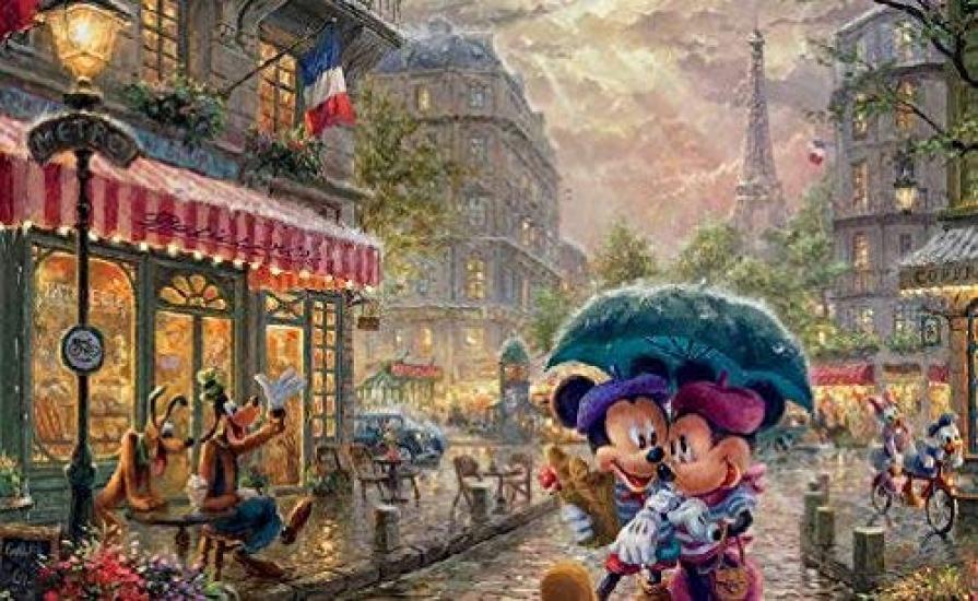 Disney Klassisches Puzzle-Set 500 Teile x 4 Ceaco Disney Collection Puzzle [Gebraucht]