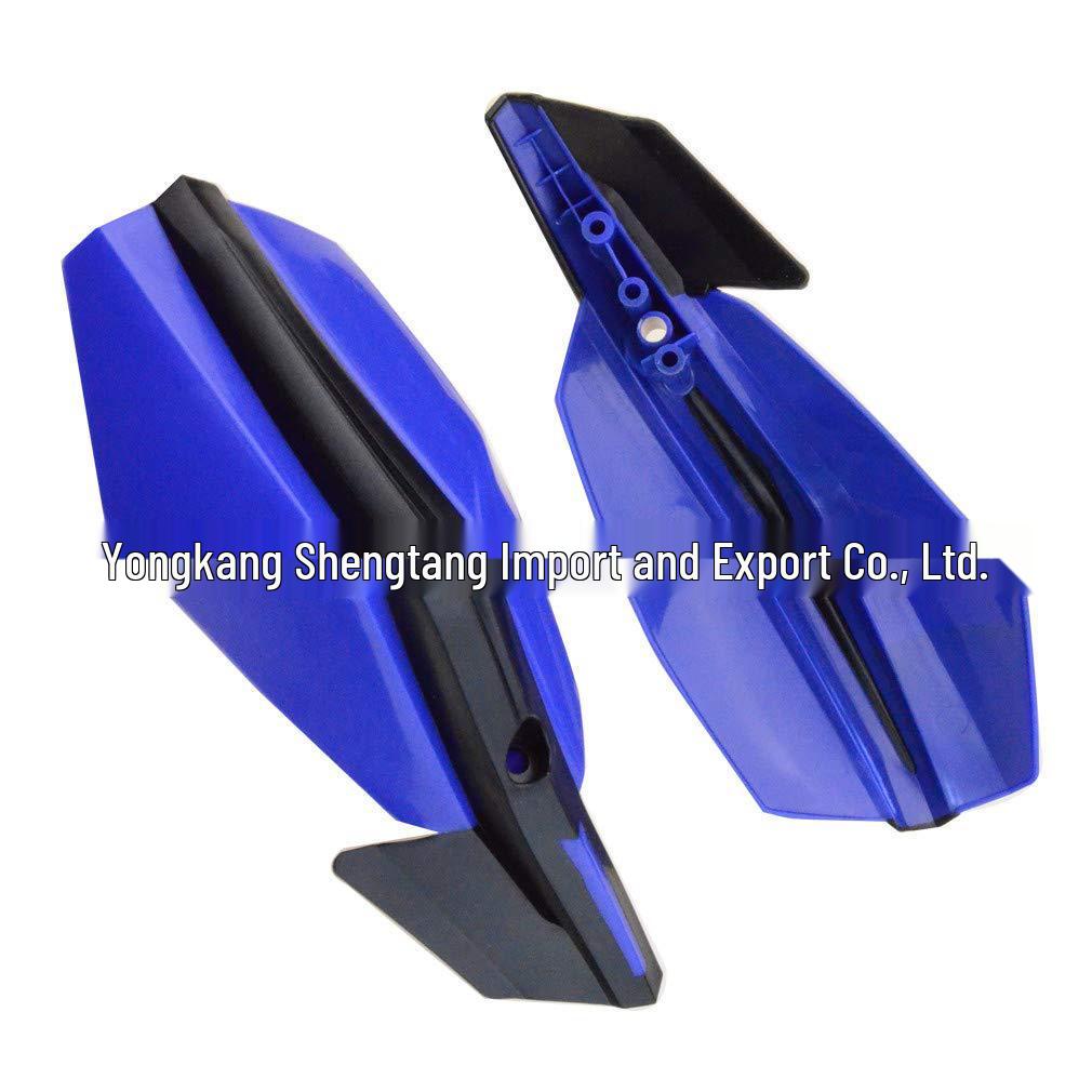 GOOFIT Blue 22mm Cross Handlebar Handguard for ATV & Off-road Motorcycle/Bicycle