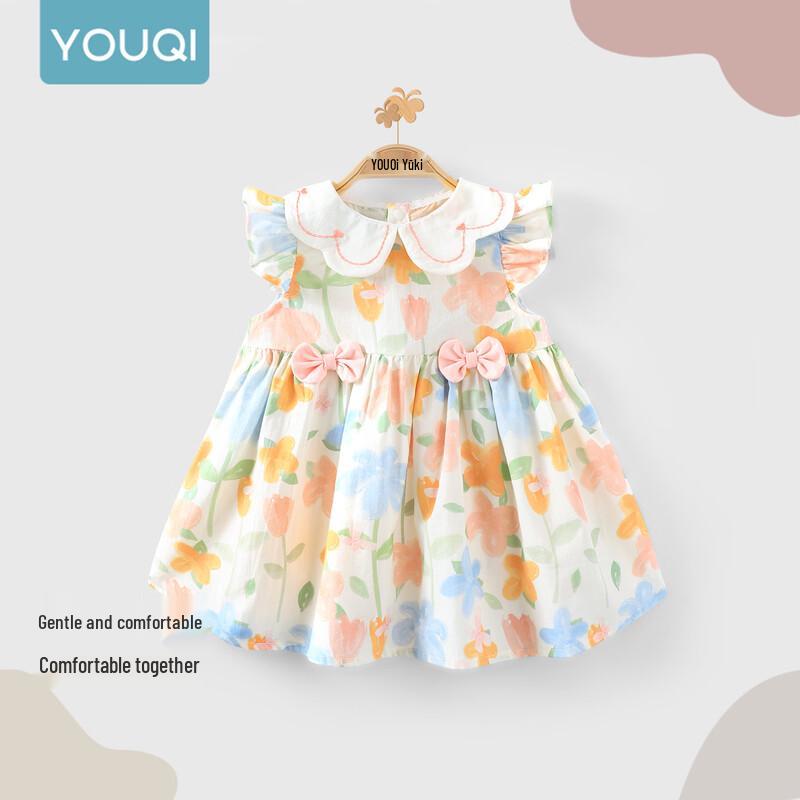 Baby Girl's Summer Sleeveless Princess Dress