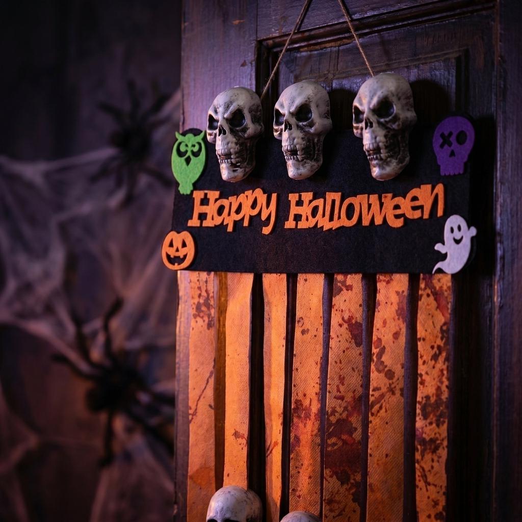 120*48cm realistisches kleines hängendes Ornament Horror-Vorhangdekoration Halloween-Ornament